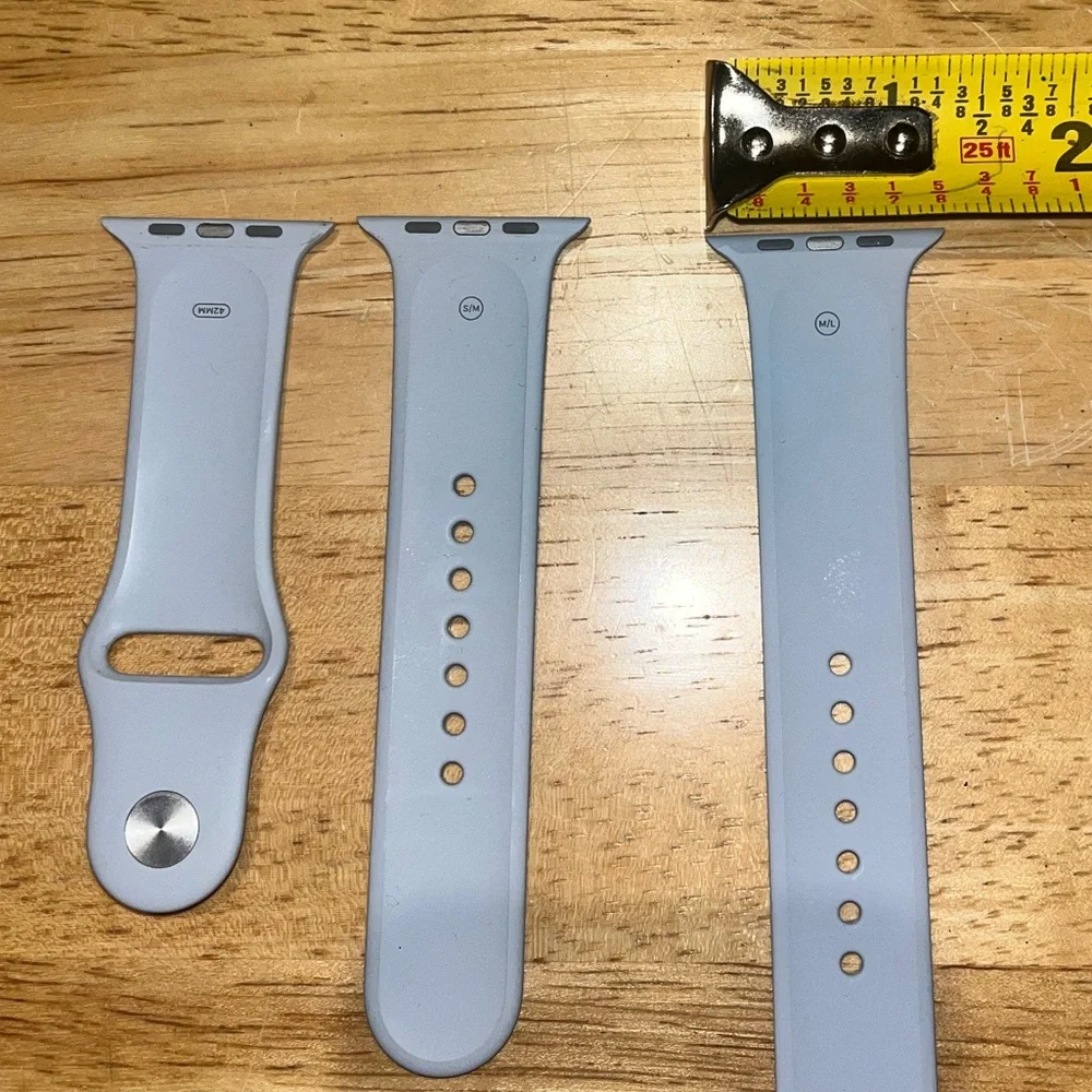 Apple Watch Band Bundle | 2 Silicone Bands | Gray & Green
